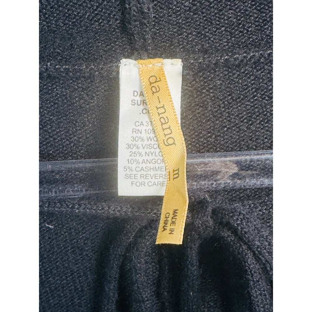 Da Nang Surplus M wool cashmere alpaca blend poncho cozy oversized boho art-girl - Picture 3 of 8